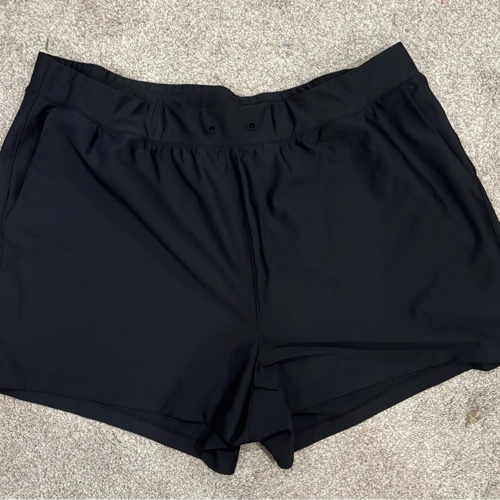 Old Navy Black Athletic Shorts Lightweight Elastic Waist